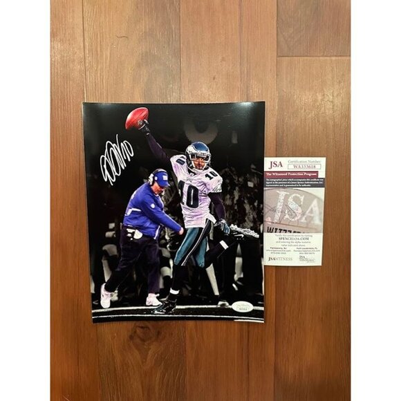 Desean Jackson signed autographed Philadelphia Eagles 8x10 Photo JSA Witness - Picture 1 of 3